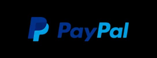 PayPal logo, with a blue stylized double 'P' icon and 'PayPal' text.